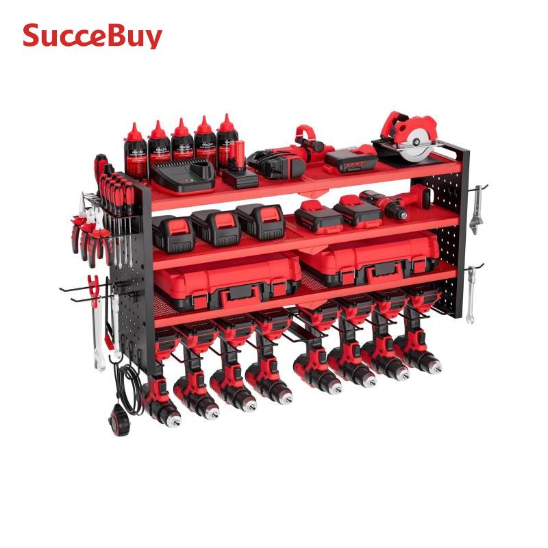 Workshop Electric Tools - SucceBuy 4-poziomowy organizer na narzędzia ręczne,