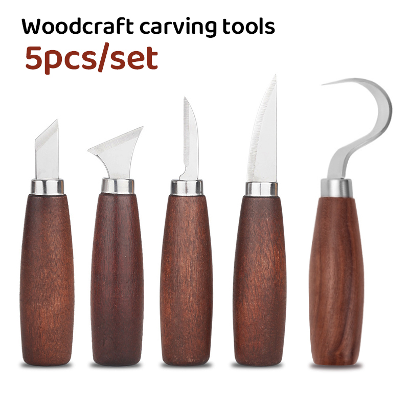 Chisel Set Wood - 5 szt. narzędzi do rzeźbienia w