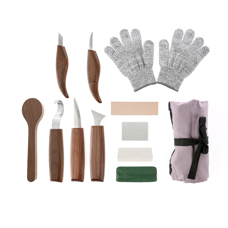 Chisel Set Wood - 12 SZT. Zestaw dłut do rzeźbienia