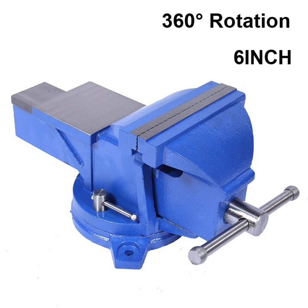 Bench Vise Swivel - Imadło warsztatowe 6-calowe, wytrzymałe, nowe, z