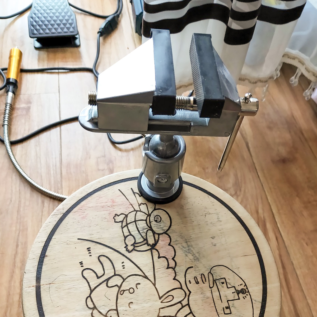 Obrotowy zacisk stołowy, obrot – Bench Vise Swivel recenzja i cena