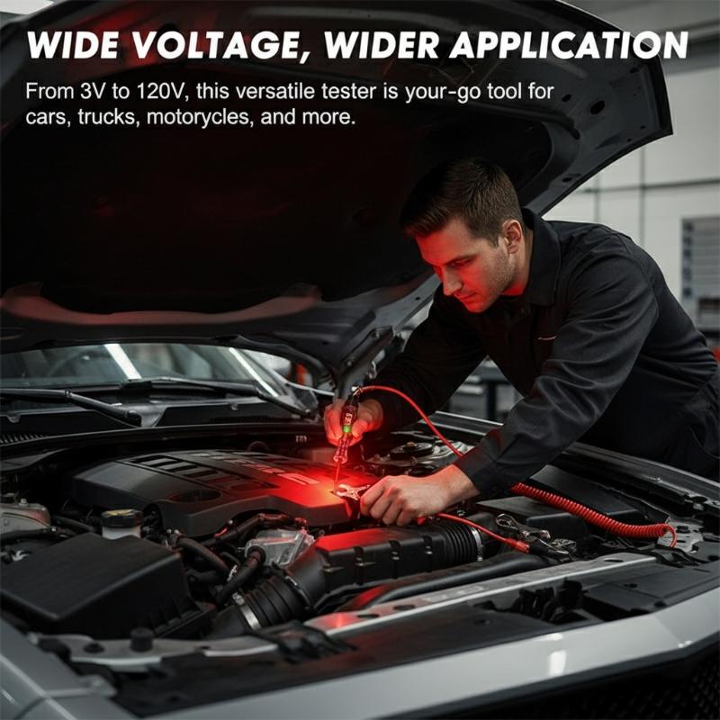 Tester napięcia 3V 120V z cyfr – Workshop Electric Tools recenzja i cena