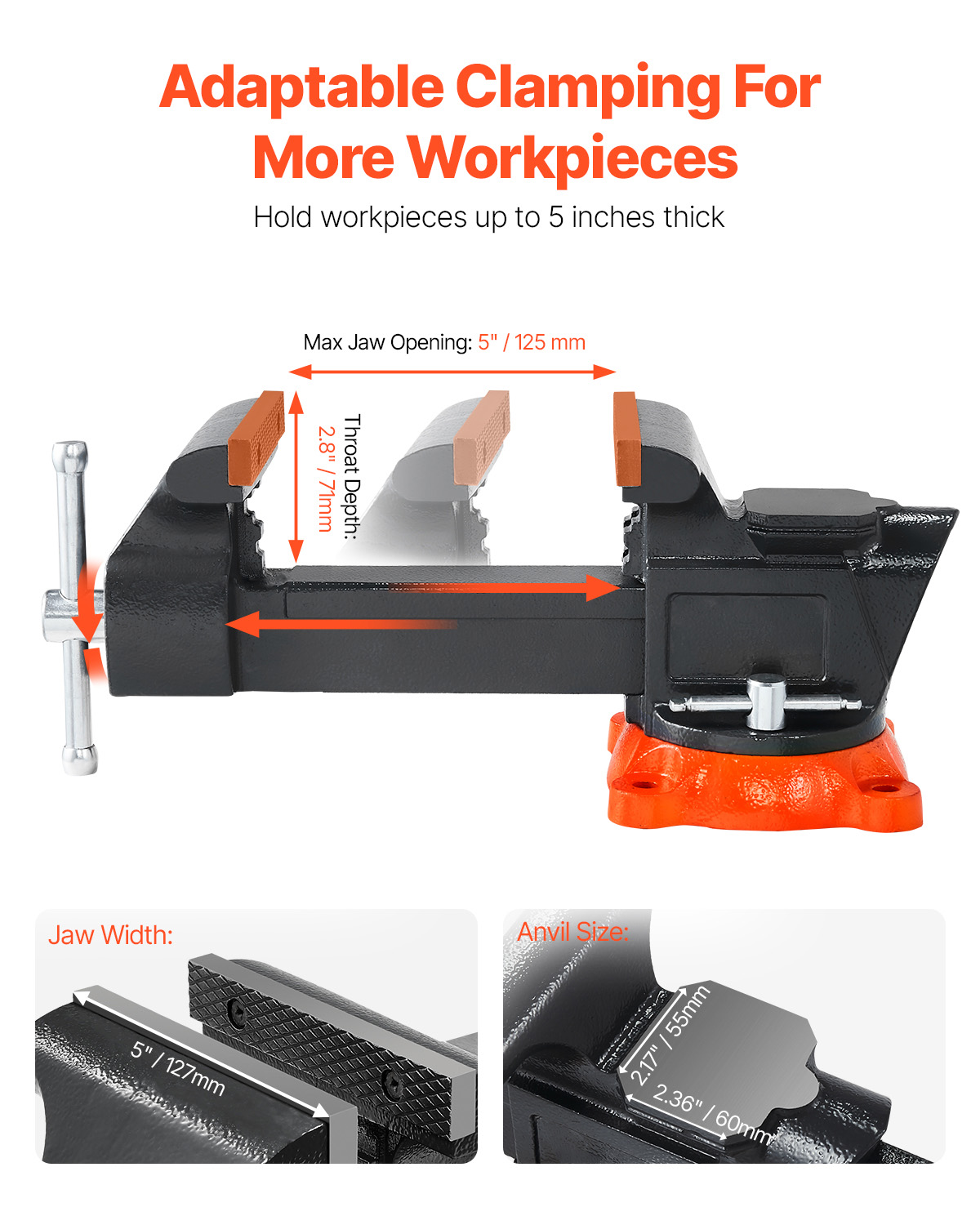 Imadło warsztatowe SucceBuy o  – Bench Vise Swivel recenzja i cena