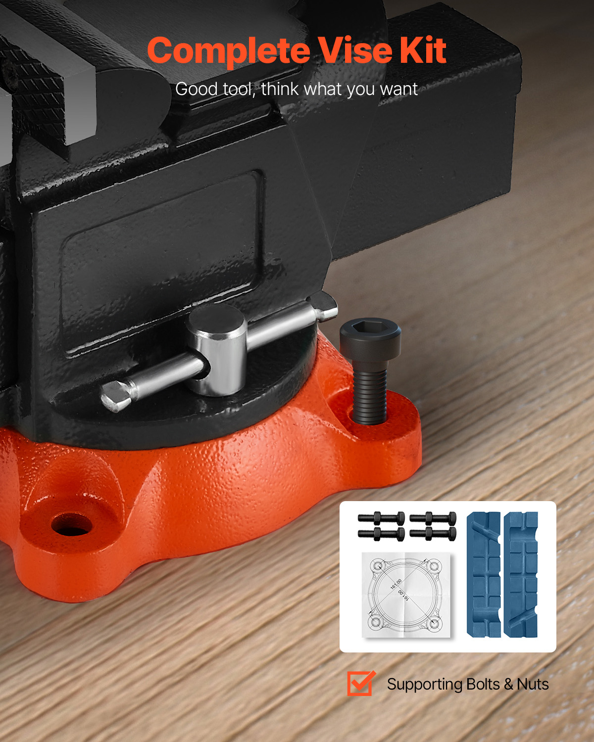 Imadło warsztatowe SucceBuy o  – Bench Vise Swivel recenzja i cena