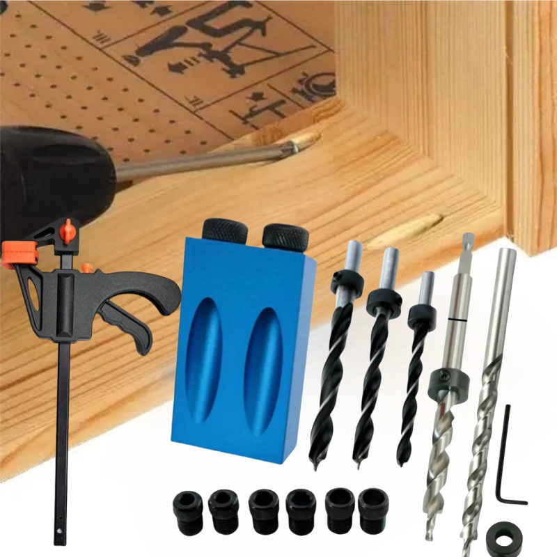 Zestaw narzędzi do połączeń dr – Pocket Hole Jig recenzja i cena